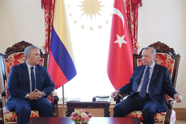 Cumhurbaşkanı Erdoğan, Kolombiya Cumhurbaşkanı Duque ile ortak basın toplantısı düzenliyor