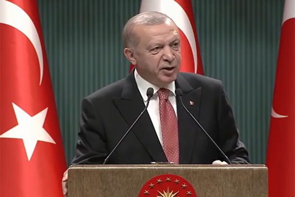 Cumhurbaşkanı Erdoğan, Samandağ'da açıklama yapıyor 