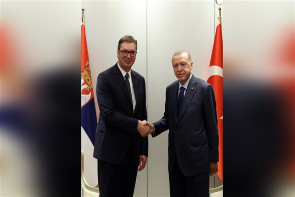 Cumhurbaşkanı Erdoğan, Sırbistan Cumhurbaşkanı Vucic ile bir araya geldi