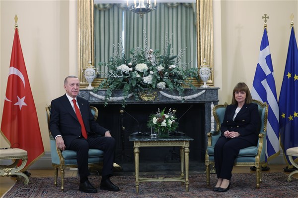 Cumhurbaşkanı Erdoğan, Yunanistan Cumhurbaşkanı Sakelaropulu ile görüştü