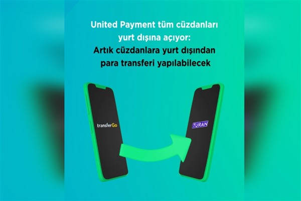 Cüzdan hesaplarına uluslararası para transferi ilk kez United Payment’ta 