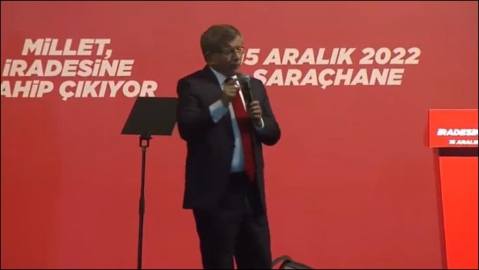 Davutoğlu: Kim ki milli iradeye el uzatırsa; gerçek terörist olur, gerçek düşman olur