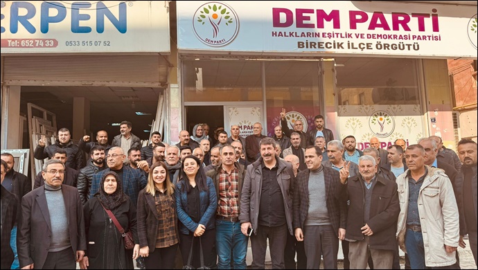DEM Parti Birecik Belediye eş başkanları belli oldu