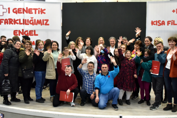 Down sendromlu gençler fark yarattı