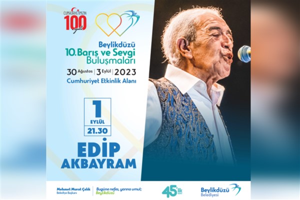 Edip Akbayram şarkılarını barış ve sevgi için seslendirecek