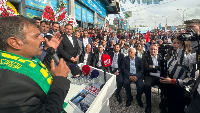 Emin Yetim: Miting Değil, Sadece Seçim Bürosu Açılışı Yaptık-(VİDEO)