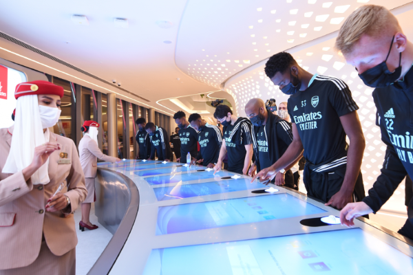 Emirates, Expo 2020 Dubai Pavyon’unda Arsenal Futbol Kulübü'nü ağırladı