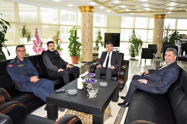 Emniyet Müdürü Temiz ve Jandarma Komutanı Kırgel'den Çay ilçesine ziyaret