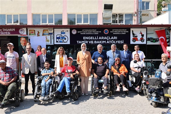 'Engelli Araçları Tamir ve Bakım Atölyeleri' hizmete açıldı