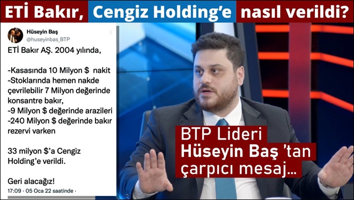 ETİ Bakır Cengiz Holding’e nasıl verildi?