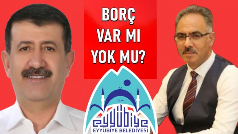 Eyyübiye'nin Eski ve Yeni Başkanı arasında borç polemiği