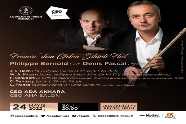 Fransa’dan gelen sihirli flüt  CSO Ada Ankara’da