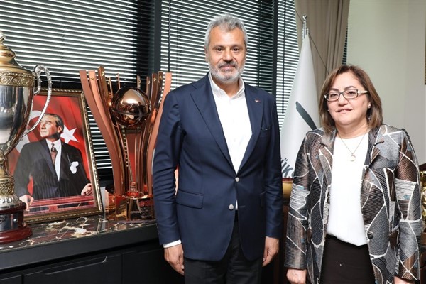 Gaziantep Büyükşehir Belediye Başkanı Şahin’den Başkan Öntürk’e ziyaret