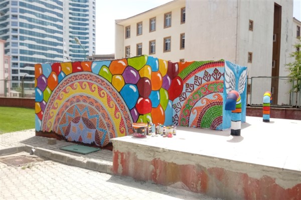Gaziantep’in sokaklarına sanatsal dokunuş