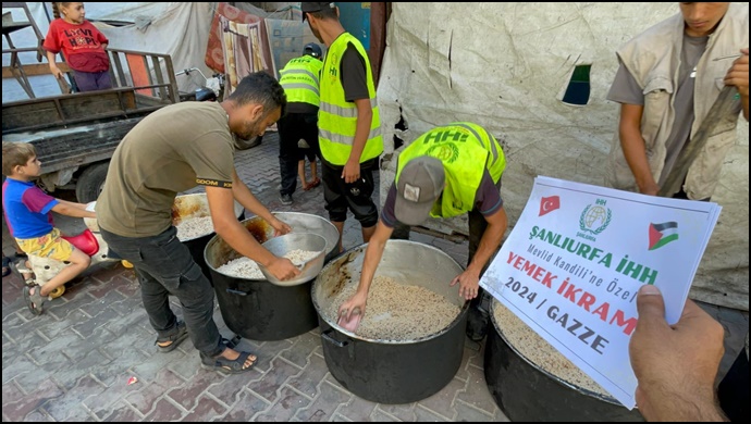 Gazze'den Şanlıurfa'ya teşekkür mesajı 
