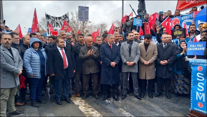 Gelecek Partisi’nden Hak Arayan Staj Mağdurlarına Destek: Yanınızdayız
