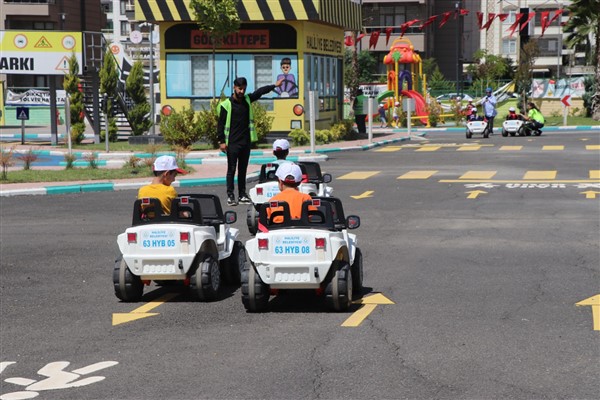Haliliye Belediyesi, Çocuk Trafik Eğitim Parkında eğitimlere devam ediyor
