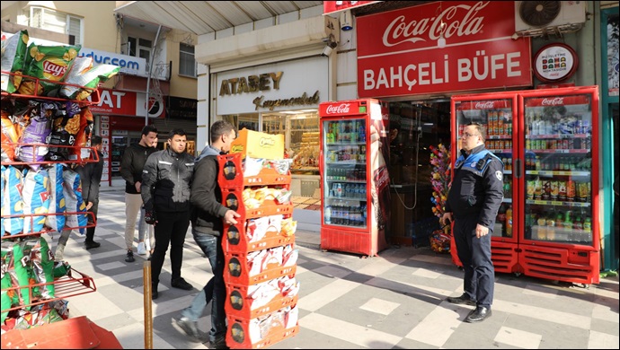 Haliliye'de kaldırım işgallerinin önüne geçmek için denetimler devam ediyor-(VİDEO)