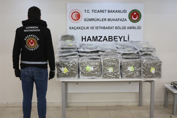 Hamzabeyli Gümrük Kapısı’nda uyuşturucu operasyonu
