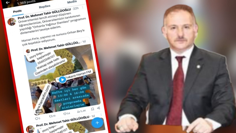 Harran Üniversitesi Rektörü Güllüoğlu'ndan Ünlü Felsefeci Arslan'a gönderme 
