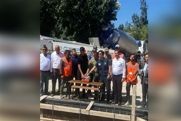 Hatay Altınözü'nde yapılan okulun temeli atıldı
