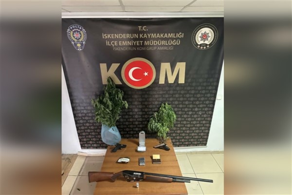 Hatay'da silah ve uyuşturucu operasyonu