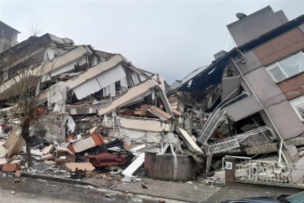 Hatay'dan dan yeni deprem görüntüleri