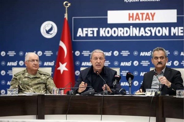 Hatay koordinasyon merkezinde toplantı yapıldı