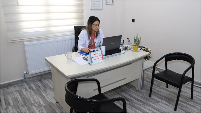 Hayırsever Vatandaş tarafından yaptırılan 5 birimlik Aile sağlığı merkezi Hizmet vermeye başladı