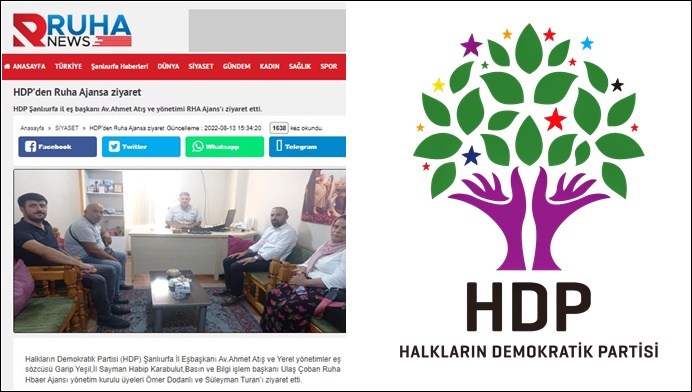 HDP Şanlıurfa İl Örgütü yerel ve ulusal basını ziyaretlerine devam ediyor