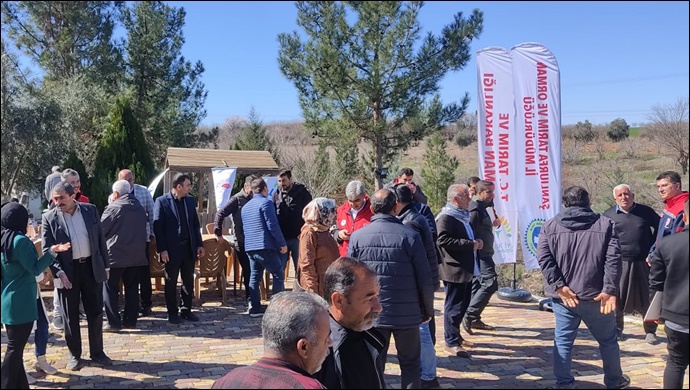 Hilvanlı Çiftçilere Tarımsal Ürünlerin Çeşitlendirmesi Amacıyla İyi Tarım Eğitimi Verildi