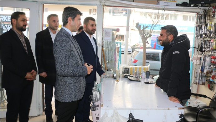 HÜDA PAR ŞBB Başkan Adayı Emin Özaslan'dan Akçakale'ye ziyaret