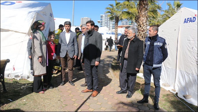 HÜDA PAR'dan Depremden Etkilenen Şanlıurfalı Depremzedelere Ziyaret