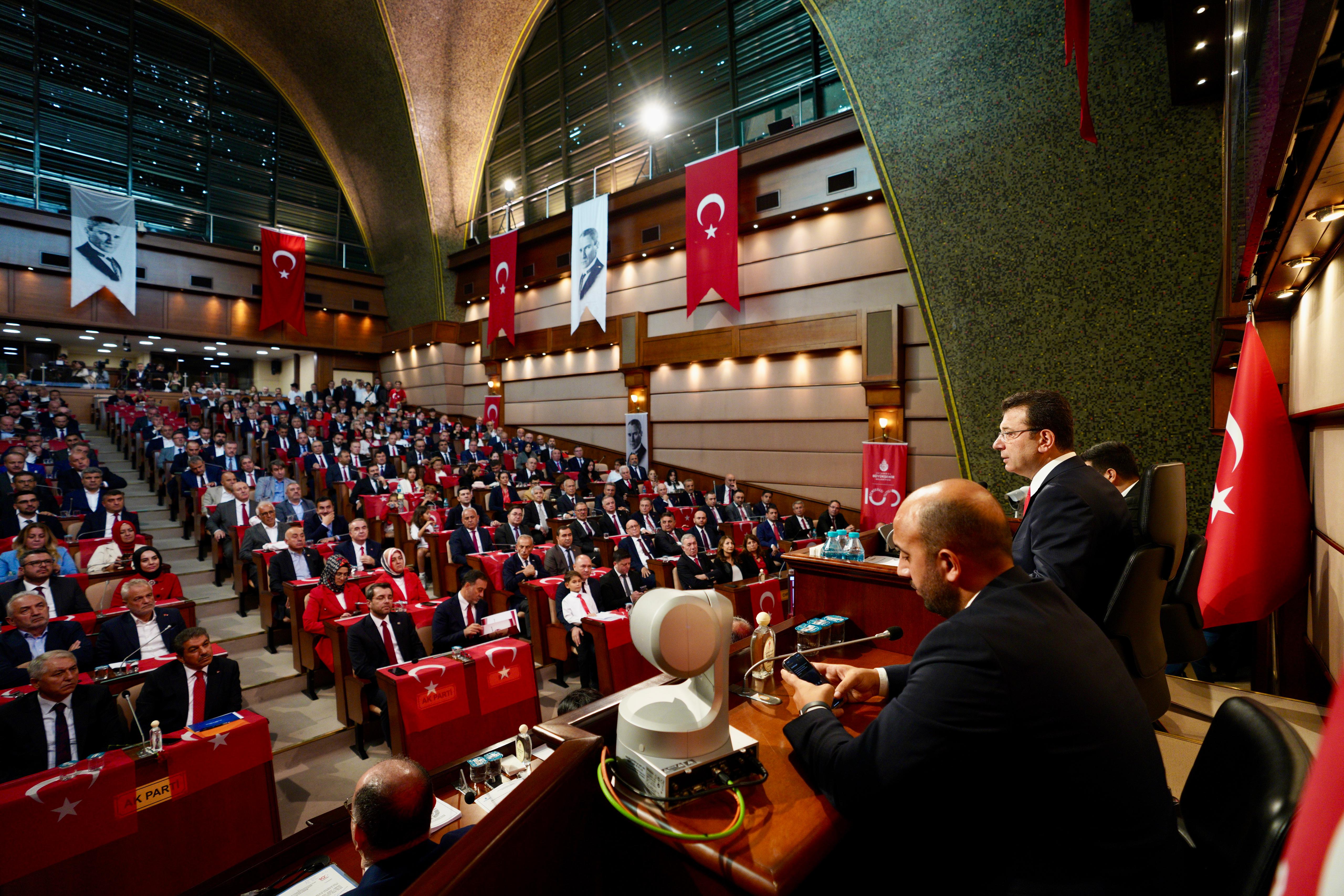 İBB Meclisi’nde 100. yıl buluşması