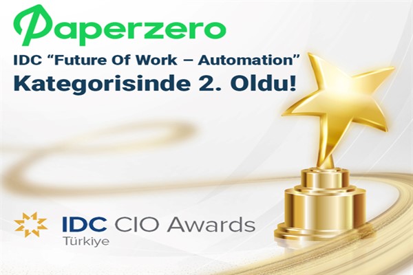 IDC'den Paperzero'ya ödül