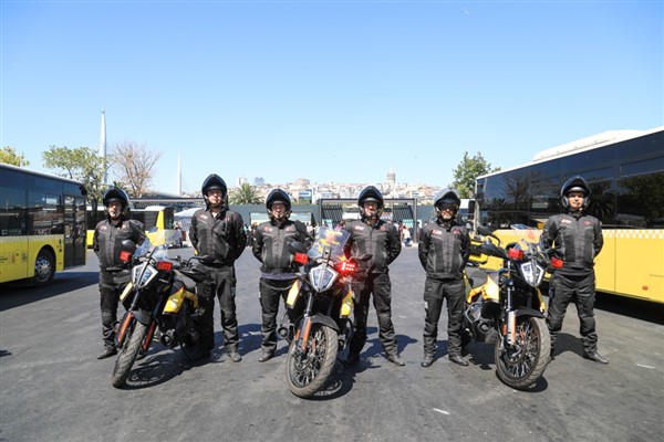 İETT’nin motorlu acil müdahale ekibi yollarda