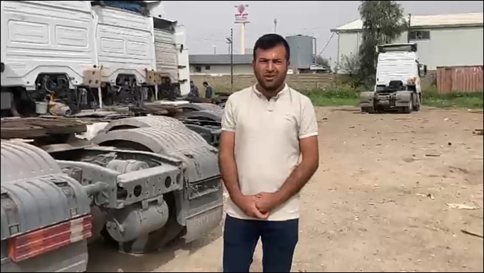 Irak'ta Mahsur kalan Urfalı Tır Şoförleri,Yardım Bekliyor-(VİDEO)