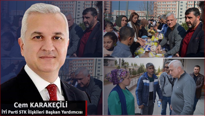 İYİ Parti STK İlişkileri Başkan Yardımcısı Cem Karakeçili depremzedeleri ziyaret etti | VİDEO
