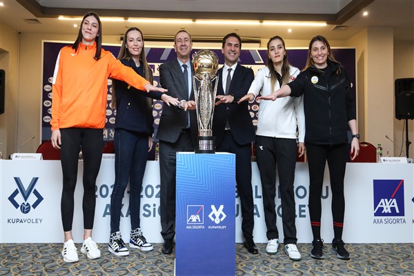 Kadınlar AXA Sigorta Kupa Voley Final Etabı’nın basın toplantısı gerçekleşti