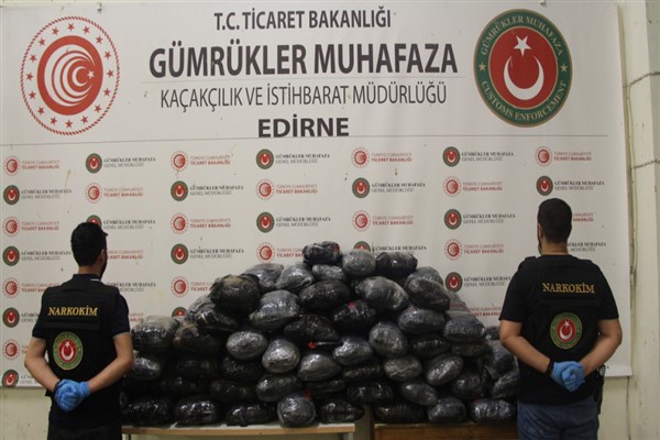 Kapıkule’de 133 kilogram uyuşturucu ele geçirildi