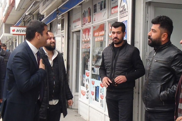 Karadağ, esnaf ve STK'ları dinledi