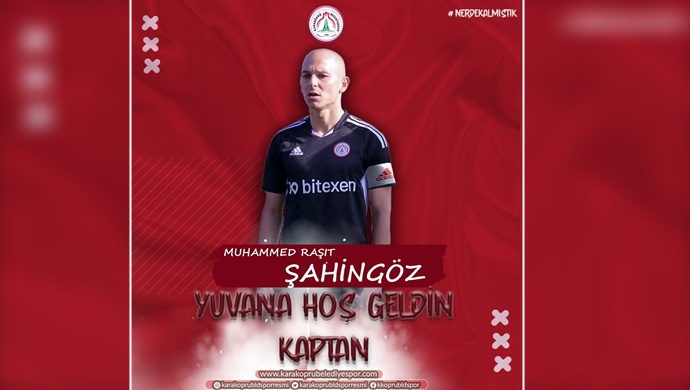 Karaköprü Belediyespor iç transferde Muhammed Raşit Şahingöz ile yeniden anlaştı 