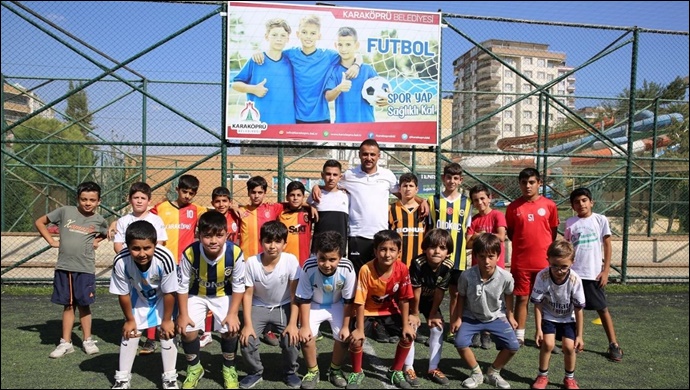 Karaköprü'de Çocuklar Ücretsiz Spor Kurslarıyla Hayallerine koşuyor