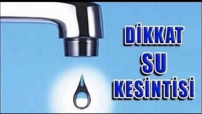 Karaköprü'de oturanlar dikkat su kesintisi  olacak !