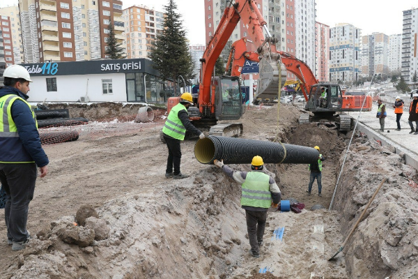 KASKİ’den Talas'a yaklaşık 15 milyon TL'lik altyapı yatırımı 