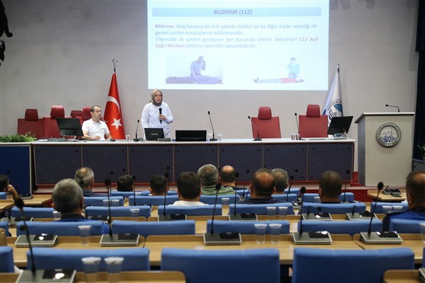 Kayseri Büyükşehir Belediyesi’nden personele temel ilk yardım eğitimi
