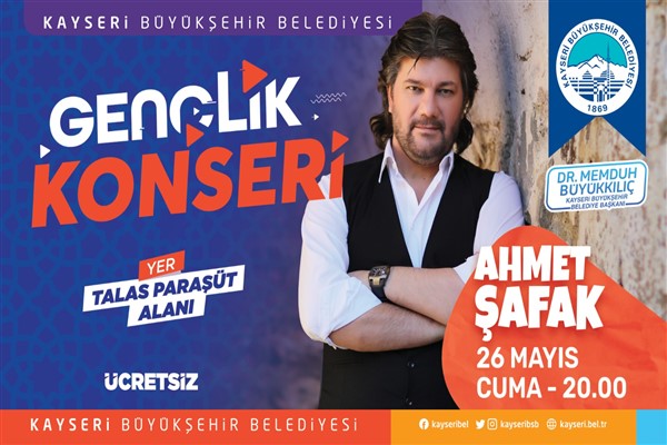 Kayseri Büyükşehir’den gençlik konseri