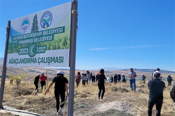 Kayseri'de kent ormanları oluşturuluyor