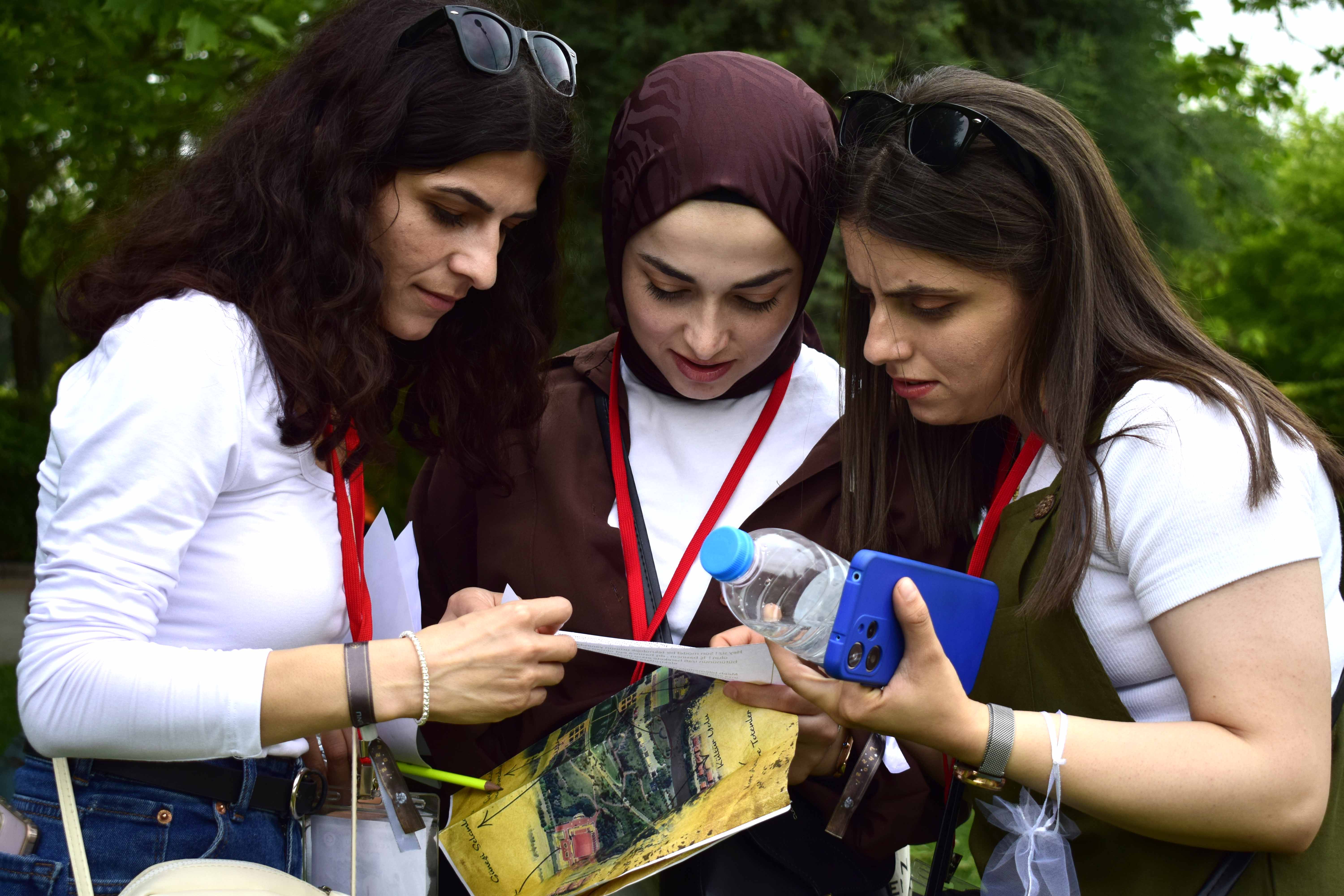 Kentpark'ta gençlerden “Kent Oyunu: Hazine Avı” oyunu 