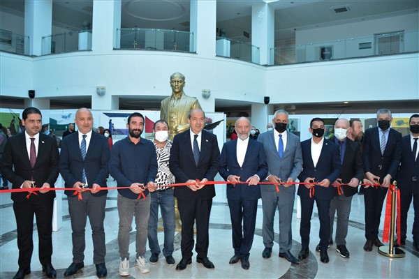  Kıbrıs Modern Sanat Müzesi’nin 165 eseri bir araya getirdiği dört kişisel sergi açıldı